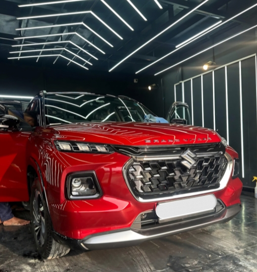 Luxury SUV ceramic coating in Pune.